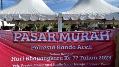 Warga Banda Aceh Sambut Antusias Pasar Murah di Taman Ratu Safiatuddin