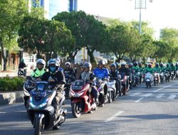 Polresta Gandeng Komunitas Gelar Safety Riding di Banda Aceh