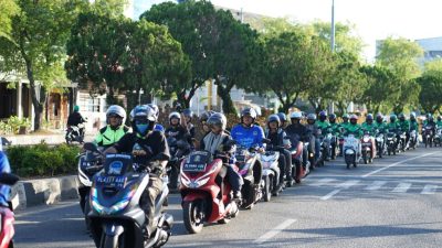 Polresta Gandeng Komunitas Gelar Safety Riding di Banda Aceh