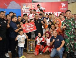 Atlet Aceh Besar Juara Tarung Derajat Piala Kapolres Aceh Besar