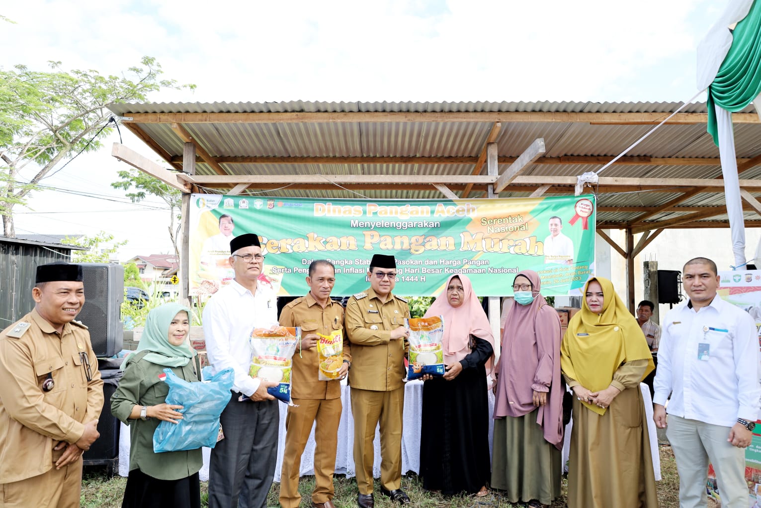 Pemkab Aceh Barat Gelar Gerakan Pangan Murah di Kuta Padang