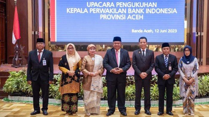 Pj Gubernur Hadiri Pengukuhan Kepala Perwakilan BI Provinsi Aceh