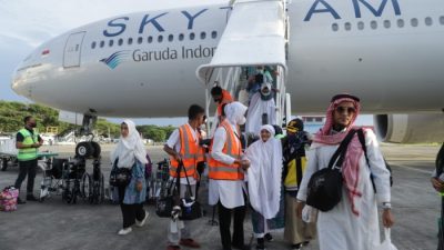 386 Jemaah Haji Aceh Kloter 4 Tiba di Banda Aceh, 1 Jemaah Ditunda