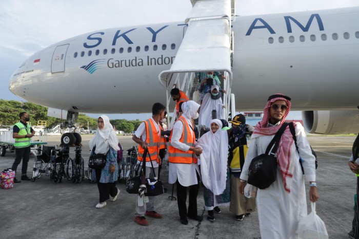 386 Jemaah Haji Aceh Kloter 4 Tiba di Banda Aceh, 1 Jemaah Ditunda