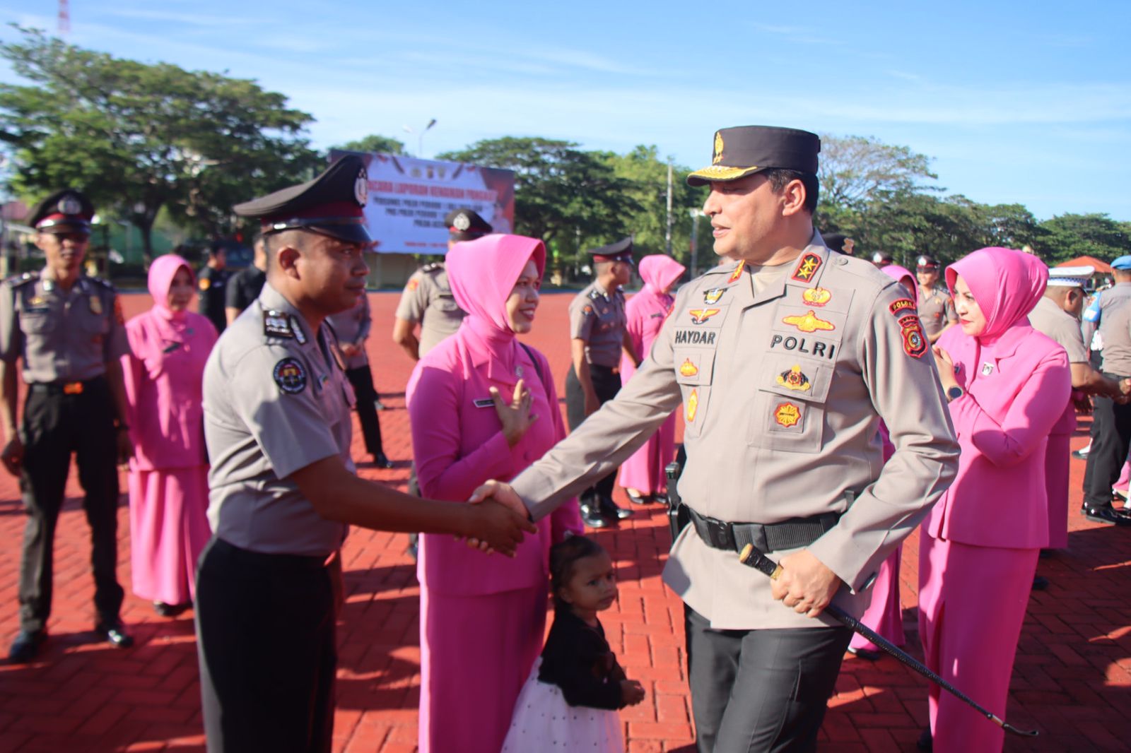 Ratusan Personel Polda Aceh Naik Pangkat