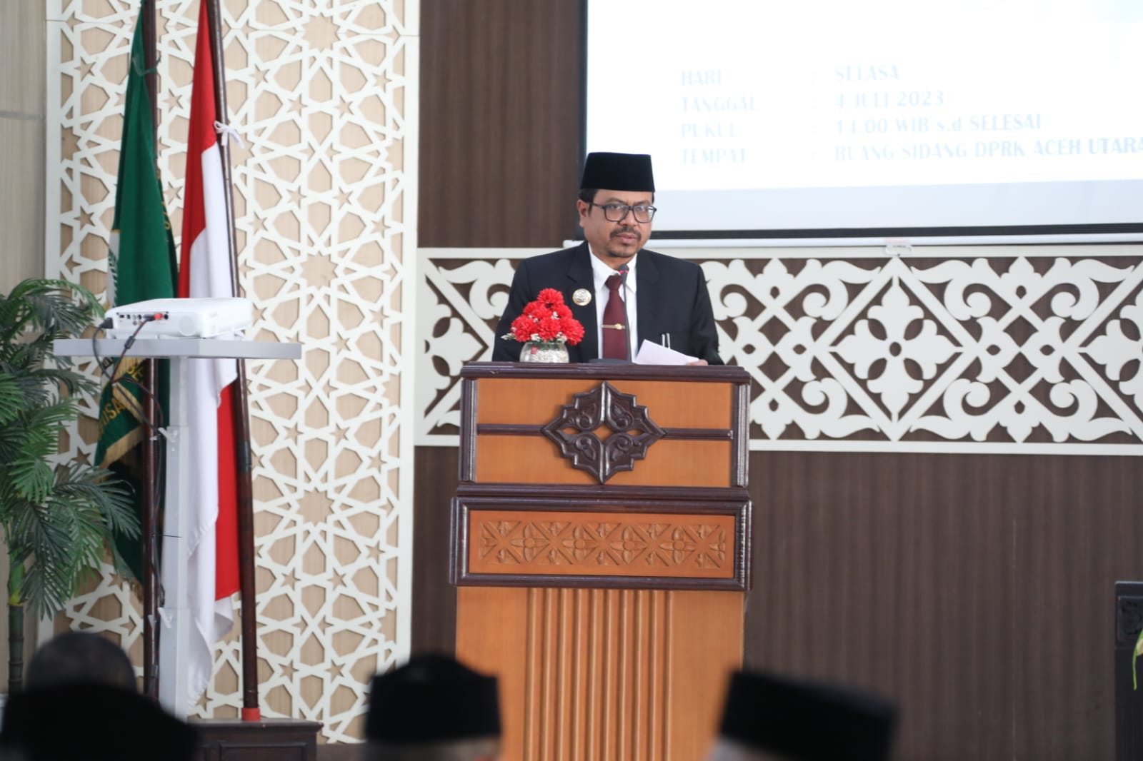 Pansel KIP dan Komisi I DPRK Aceh Utara Dapat Apresiasi Dari Pj Bupati