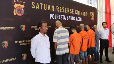 Tim Rimueng Polresta Banda Aceh Tangkap Sindikat Pencuri