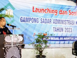 Pj Bupati Aceh Besar Launching dan Sosialisasi GAMSA