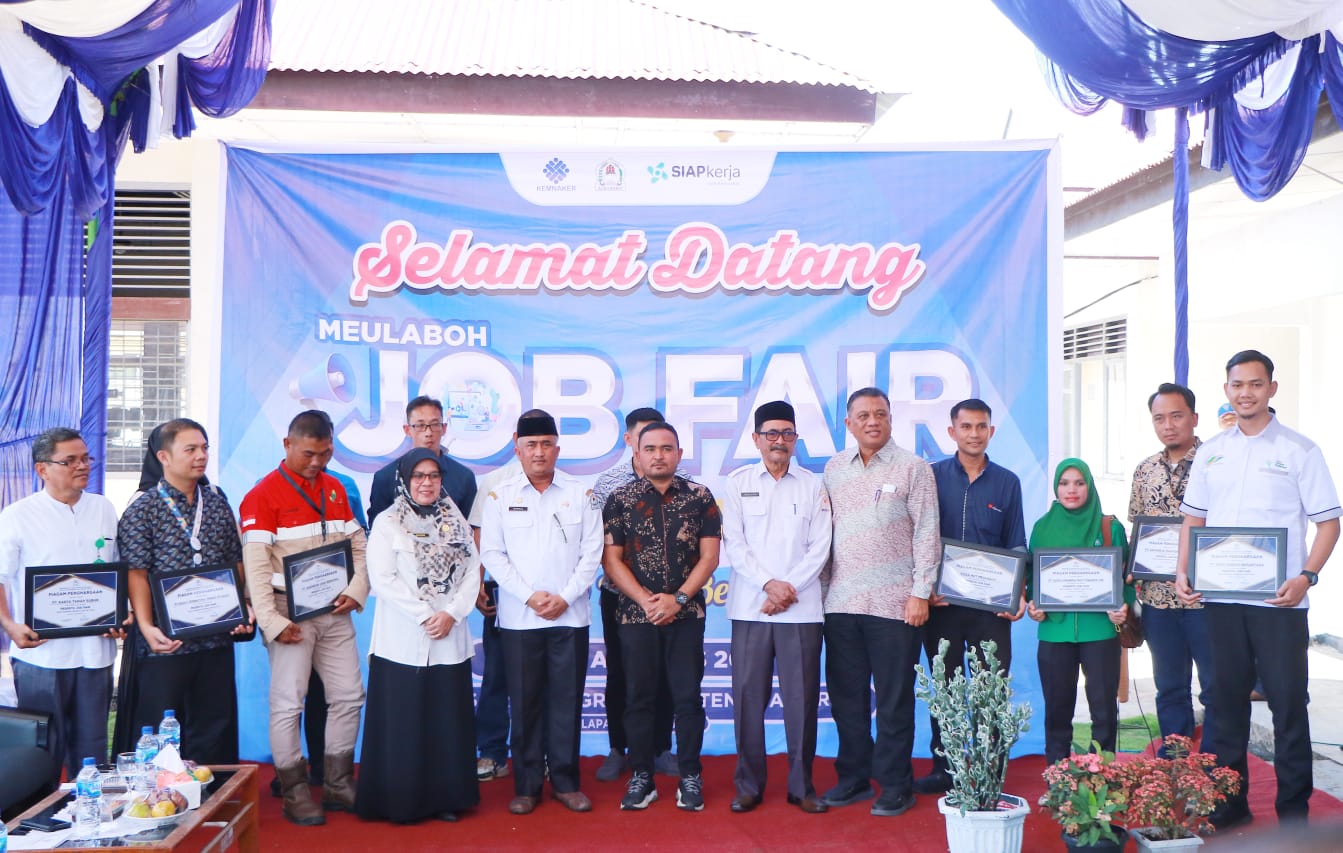 Gandeng 12 Perusahaan, Distransnaker Aceh Barat Gelar Job Fair