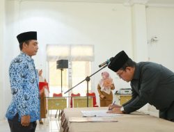 Pj Bupati Aceh Barat Lakukan Rotasi Pejabat
