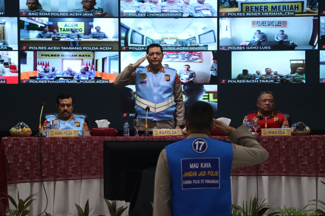 Kapolda Aceh Pimpin Pengambilan Sumpah dan Pakta Integritas Panitia Seleksi PAG dan SBP