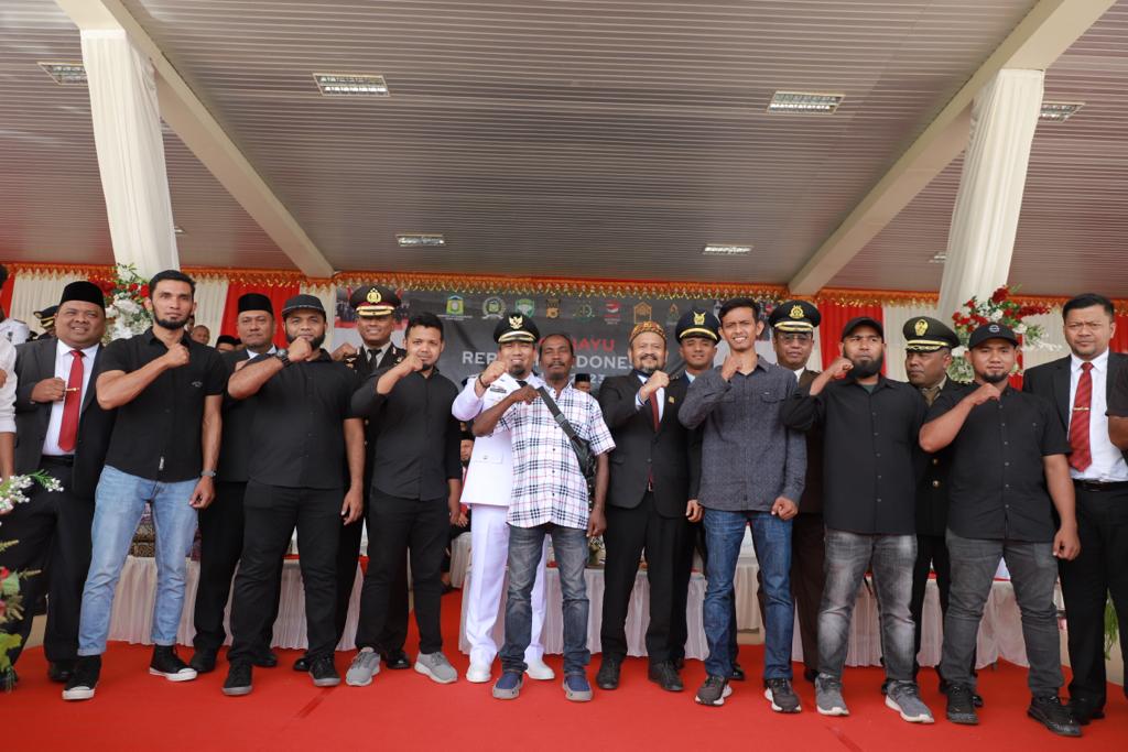 Pj Bupati Aceh Besar Rayakan HUT ke-78 RI Bersama Eks Napiter