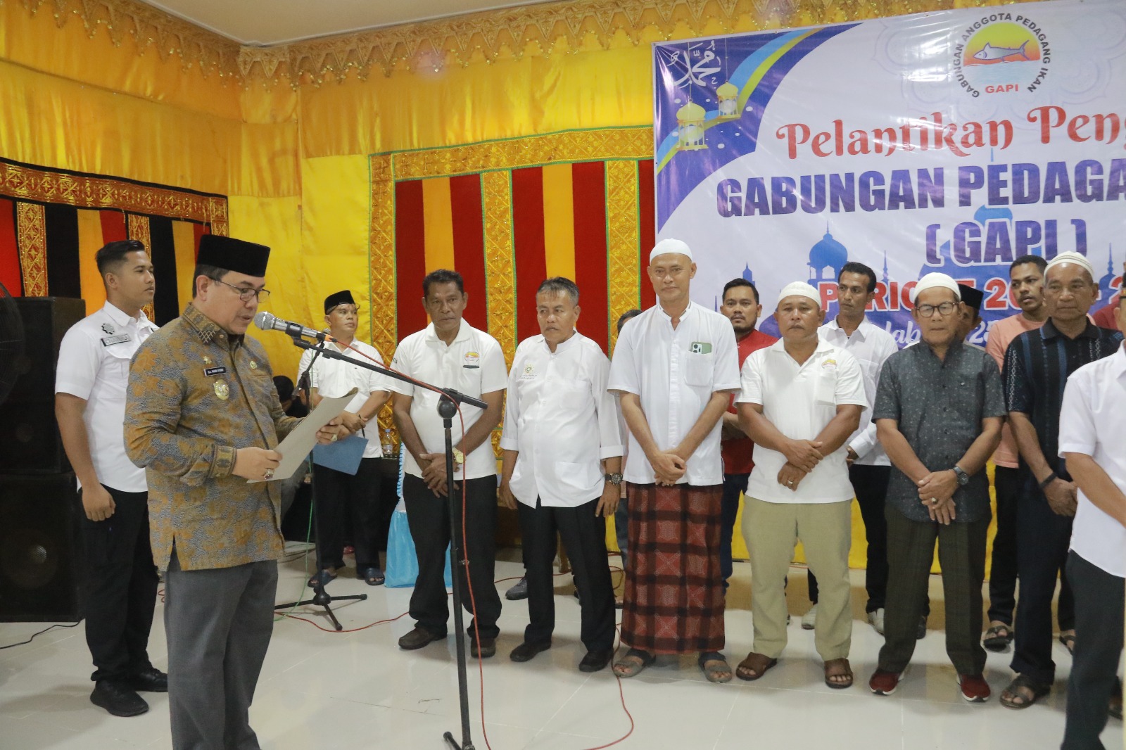 Pj Bupati Mahdi Efendi Lantik GAPI Aceh Barat