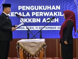 Pj Gubernur Achmad Marzuki Kukuhkan Kepala Perwakilan BKKBN Aceh yang Baru