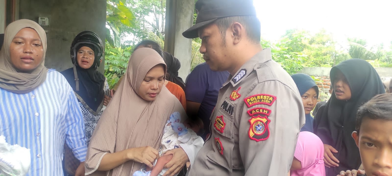 Polisi Selidiki Orang Tua Pembuang Bayi di Lam Ujong Baitussalam Aceh Besar