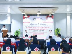 Pj Bupati Mahdi Hadiri Pelantikan Pengurus PMI Aceh Barat
