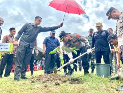 Hijau kan Negeri, Kapolresta Banda Aceh Tanam Pohon Bersama Warga