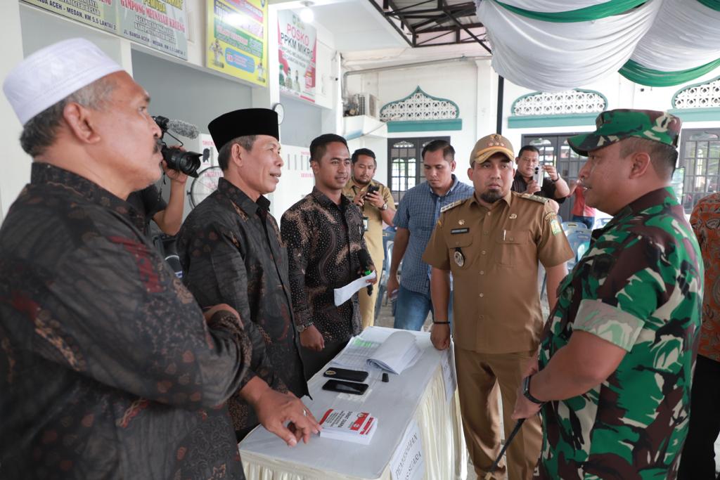 Pj Bupati Aceh Besar Bersama Forkopimda Tinjauan Langsung Pelaksanaan Pilchiksungtak 2023