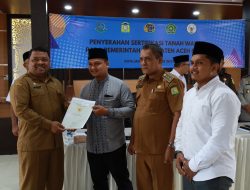 70 Persil  Tanah Waqaf  di Aceh Besar Telah Bersertifikat