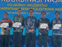 Pemerintah Aceh Raih Dua Penghargaan Terbaik I Implementasi SPBE