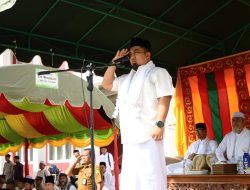 Pj Bupati Aceh Besar Pimpin Upacara Hari Santri Nasional di Dayah Darul Muta’allimin