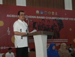 Pj Gubernur Aceh Buka Lomba Marching Band AMBC 2023