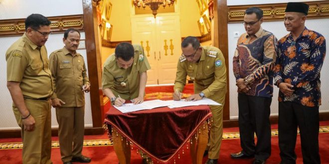 Pemerintah Aceh Serahkan Pengelolaan Aset Tahura Trumon Kepada Pemkab Aceh Selatan