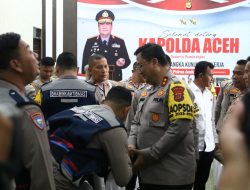 Kapolda Aceh Apresiasi Kinerja Personel Polres Aceh Utara