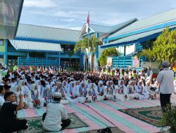 Ratusan Siswa Aceh Besar Ikut Aksi Peduli Palestina
