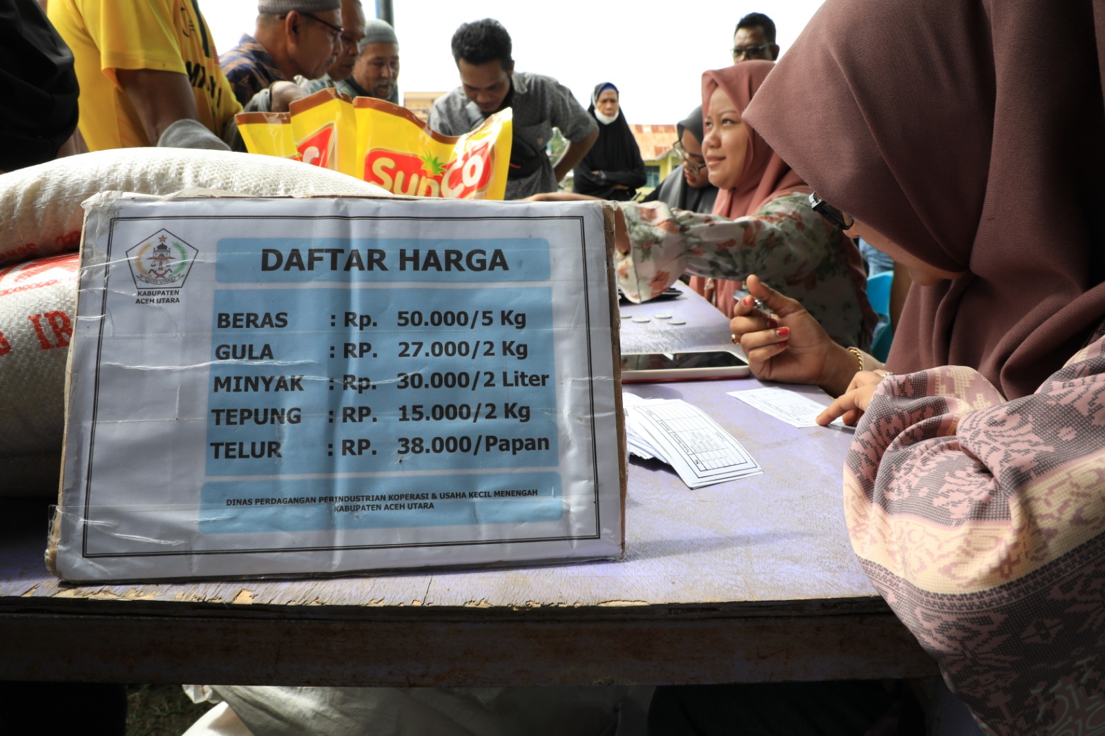 Pemkab Aceh Utara Gelar Pasar Murah