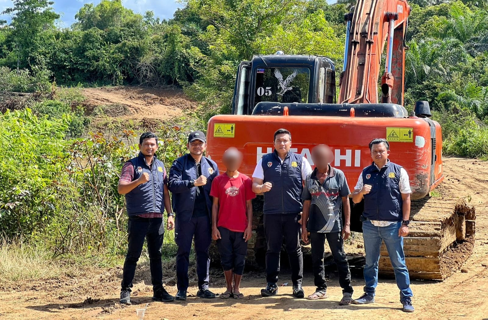 Polda Aceh Amankan Pelaku Illegal Mining di Pidie
