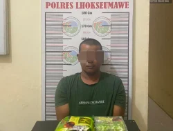 Polres Lhokseumawe Bongkar Peredaran 2 Kilogram Sabu