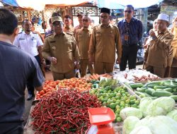 Pj Bupati Aceh Utara Temukan sejumlah Bahan Pokok Alami Kenaikan Harga di Pasar Panton Labu