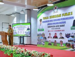 Pj Bupati Aceh Barat Tekankan Pentingnya Partisipasi Publik Dalam RPJPD 2025-2045