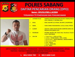 Polisi Tetapkan Oknum Wartawan Sebagai DPO Kasus Pemerasan di Sabang