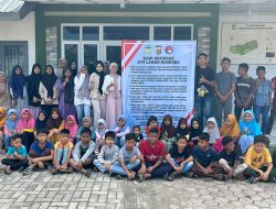 Mahasiswa dan Pelajar Kampung Bebas Narkoba Rima Jeuneu Ikrar Bersama “Ayo Lawan Narkoba”