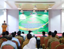 Pj Bupati Mahdi Lantik Komisioner BMK Aceh Barat