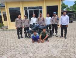 Kurun Waktu 3 Jam, Unit Reskrim Polsek Darussalam Tangkap Pelaku Curanmor Milik Majikan