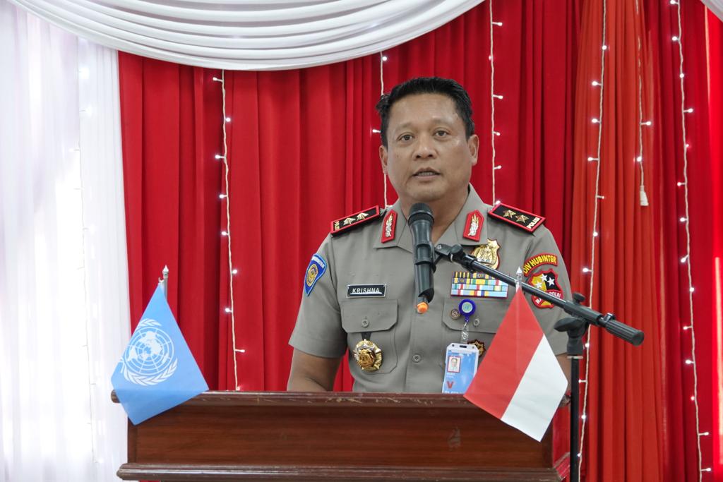 UNMISS Beri Penghargaan kepada Personel Polri