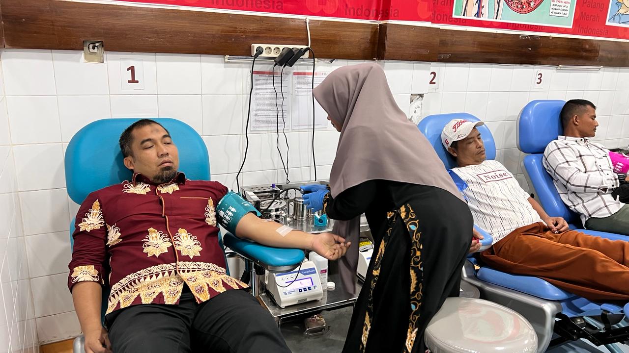 Pj Bupati Muhammad Iswanto Kembali Ajak ASN Aceh Besar untuk Donor Darah