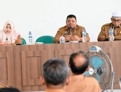 Sekda Aceh Besar Pimpin Rakor Penanganan Stunting Tingkat Kecamatan