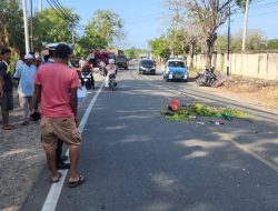 Polisi Olah TKP Terhadap Pemotor Tak Dikenal Tewas di Krueng Raya