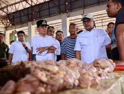 Jelang Lebaran, Pj Gubernur Aceh Pantau Stok dan Harga Pangan di Pasar