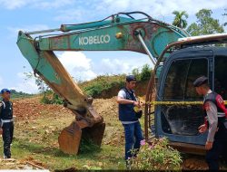 Petugas Gabungan Tertibkan Tambang Ilegal di Nagan Raya