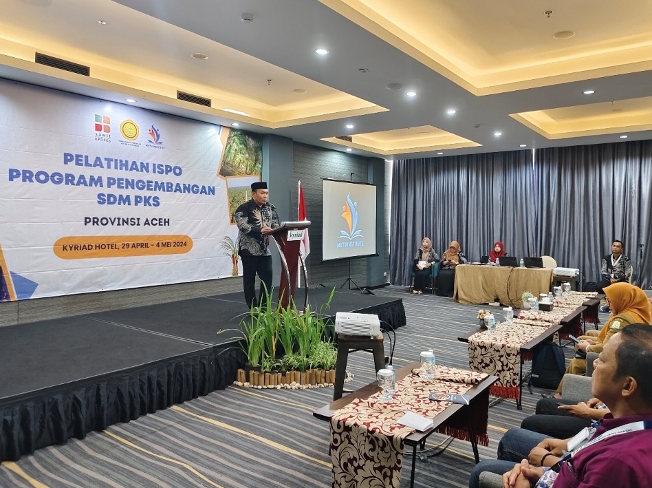 Petani Kelapa Sawit di Aceh Ikuti Pelatihan ISPO Gratis