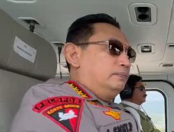 Kapolri dan Menko Polhukam Tinjau Kesiapan Arus Mudik di Merak Dari Udara