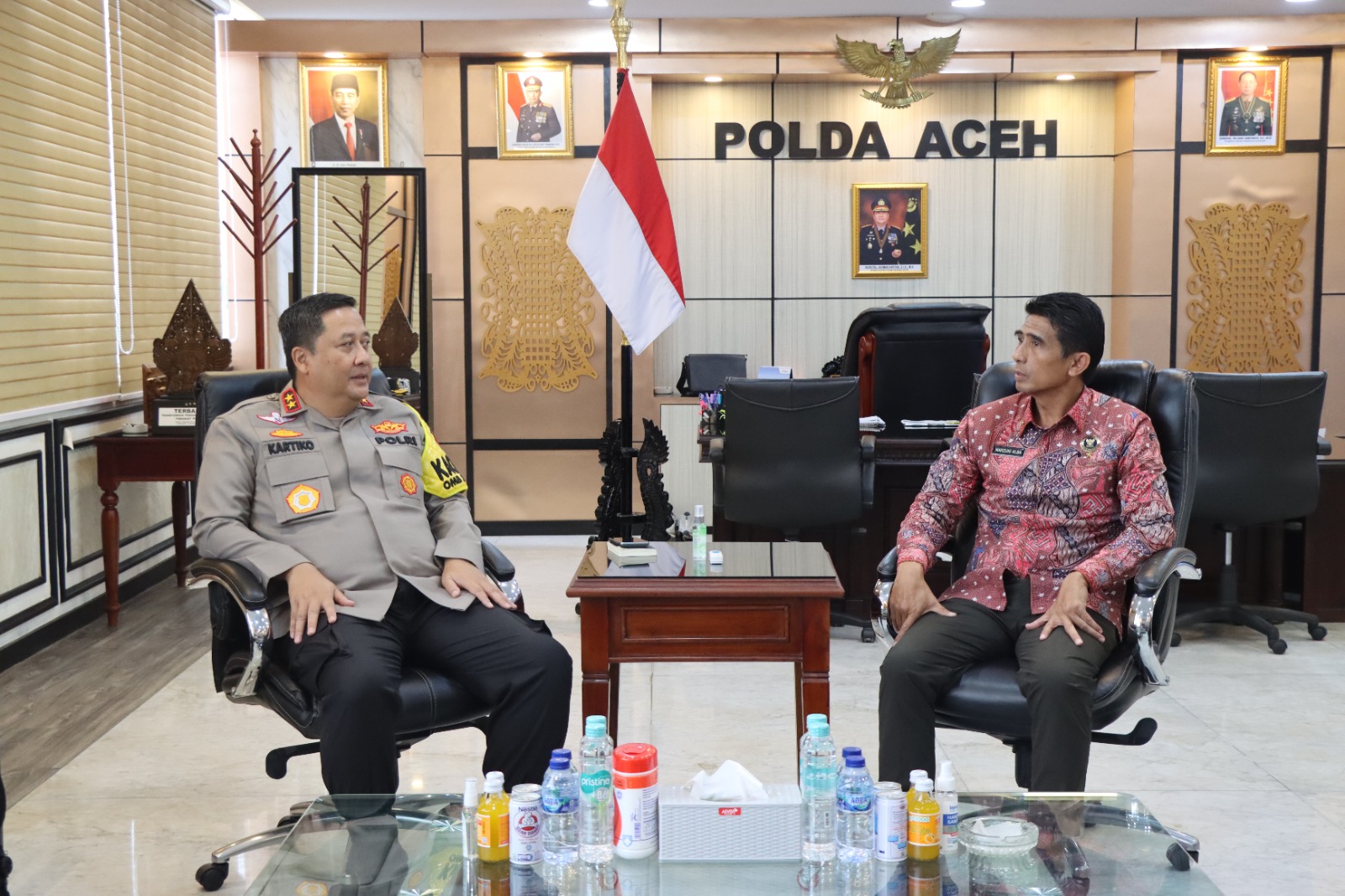 Eks Irwasda Polda Aceh Jabat Ka BNNP, Sowan ke Kapolda Aceh