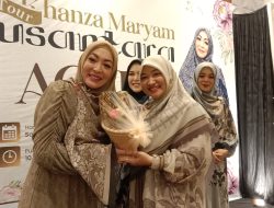 Pj Ketua Dekranasda Aceh Besar Gunakan Gaun Khanza Maryam Pada Tour Nusantara di Aceh
