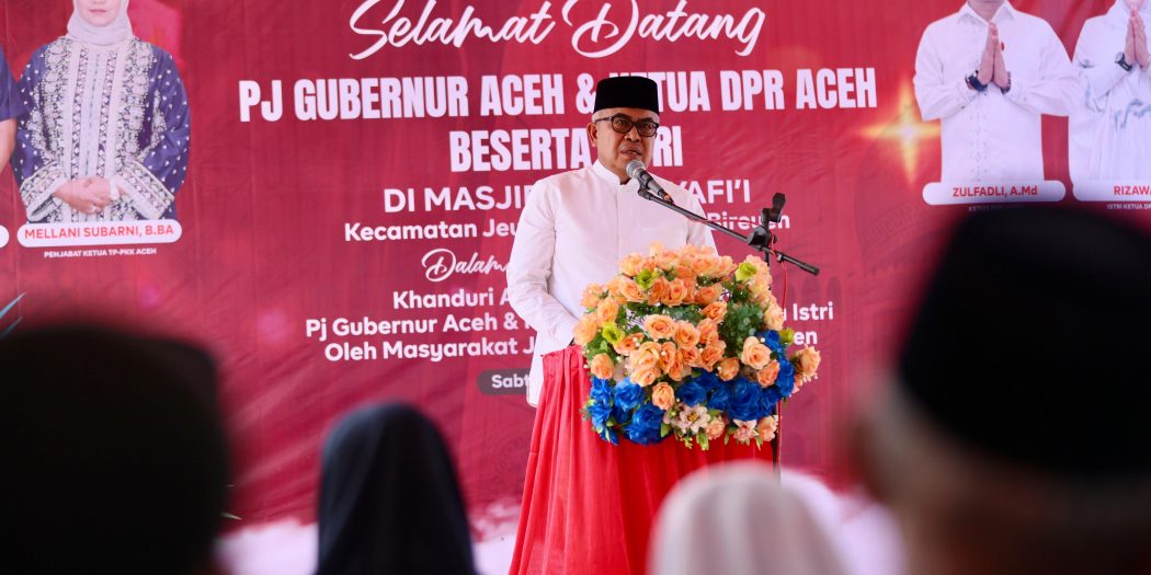 Pesan Pj Gubernur Bustami Saat Di Peusijuek Tokoh Jeunieb Bireuen
