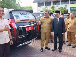 Seluruh Mobil Dinas Pemerintah Aceh Kini Berstiker PON XXI